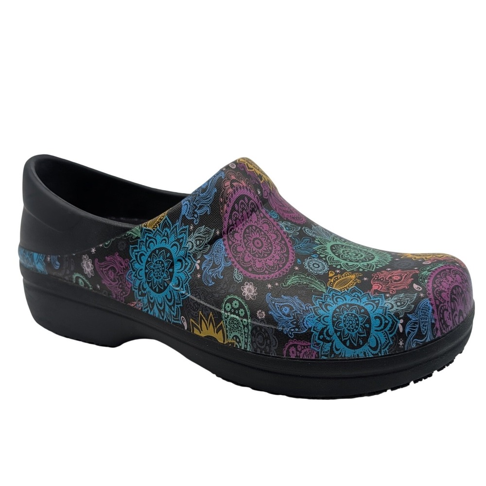 Colorful Patterned Women's Clogs